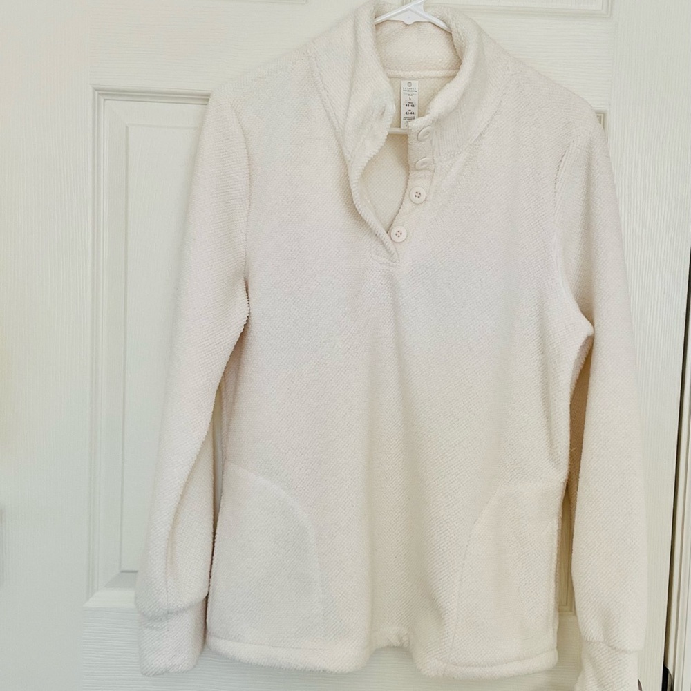 Balance Collection Sherpa Pullover Long Sleeve Pockets L